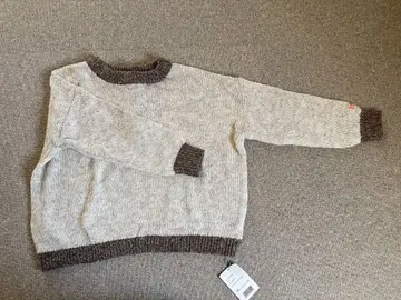 JaVa 긴팔 스웨터 베이지 브라운