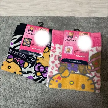 새상품 미사용 시마무라 콜라보 산리오 헬로키티 일광화상 핸드 타월