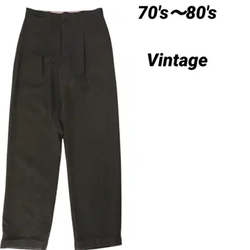 70년대 ~ 80년대 하운드투스 울 턱 슬랙스 Vintage