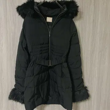 RESEXXY 리젝시 후드 부착 다운 코트 블랙 M