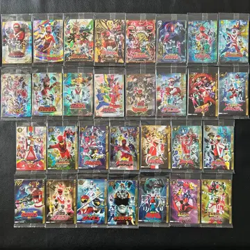 이타자가 슈퍼전대 시리즈 50주년 기념 카드 컬렉션 전 50종 세트