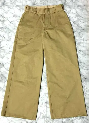 [레어] BEAMS 별주 Dickies 와이드 치노 팬츠