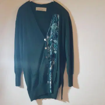 폴 스미스 Paul Smith 다크 그린 V넥 니트 가디건