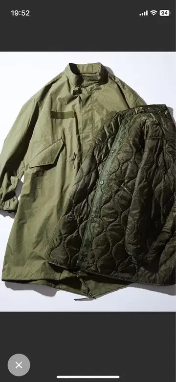 FREAK'S STORE 퀼팅 라이너 포함 모즈 코트