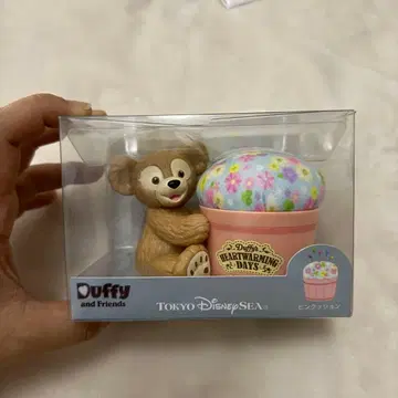 디즈니 더피 하트 워밍 데이즈 핑쿠션 새상품