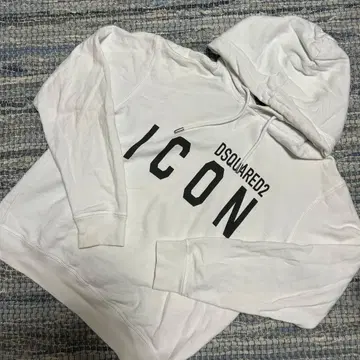 DSQUARED2 ICON 후드티 M 사이즈 화이트