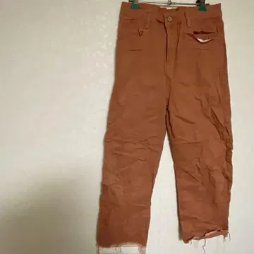 득템 즉시 구매 OK 오렌지 주황 캐주얼 팬츠 사이즈 8 S 사이즈