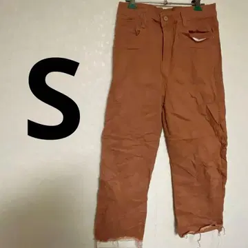 득템 즉시 구매 OK 오렌지 주황 캐주얼 팬츠 사이즈 8 S 사이즈