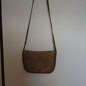 BORBONESE 메추라기 패턴 숄더백