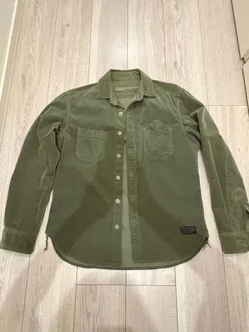 DKNY JEANS 올리브 코듀로이 셔츠