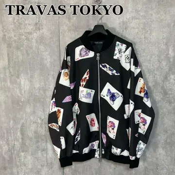 TRAVAS TOKYO 트럼프 무늬 자켓