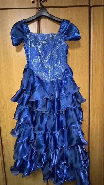 컬러 드레스 블루 사이즈 L