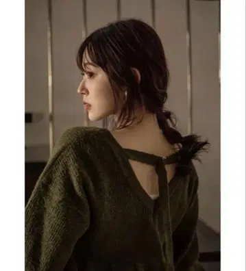 mideal 페플럼 디자인 가디건