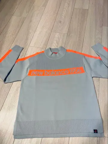 new balance 니트 그레이/오렌지