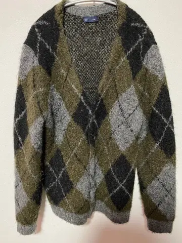 [ 24시간 이내 발송 ] GAP 아가일 가디건 S 즉시 품절 모델