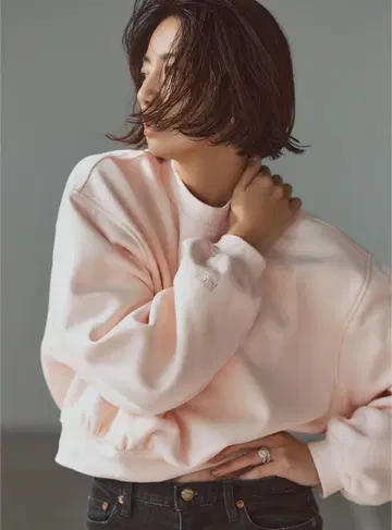 N by Navy 벌룬 숏 맨투맨