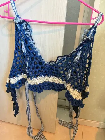 i8mai8main 크로셰 뜨개질 뷔스티에