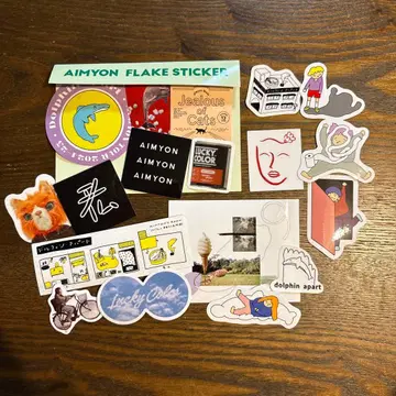 아이묭 돌핀 아파트 스티커 18개