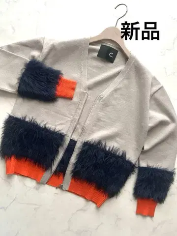 득템 찬스! 새상품*C+ 집업 니트 가디건 24,200엔 사이즈 38