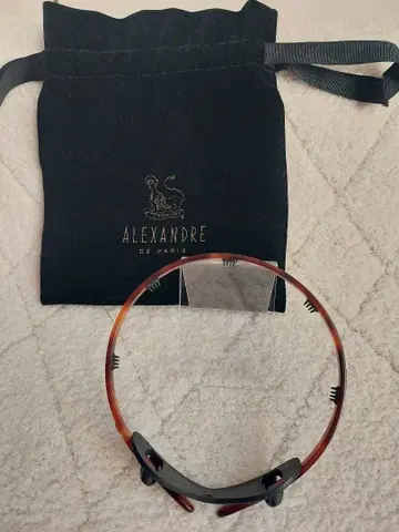 ALEXANDRE DE PARIS 브라운 헤어밴드