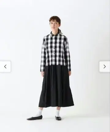 써니클라우드 pon님의 붙는 깅엄 원피스