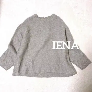 IENA 백 턱 니트 풀오버 울