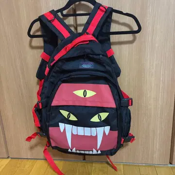 MISHKA 몬스터 얼굴 백팩 출퇴근 통학
