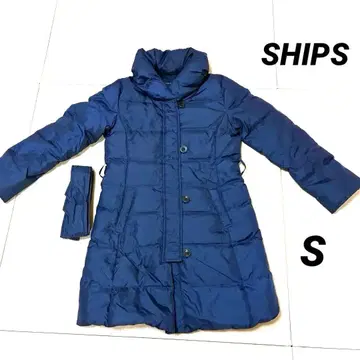 SHIPS 네이비 다운 자켓 벨트 포함