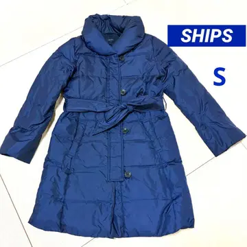 SHIPS 네이비 다운 자켓 벨트 포함
