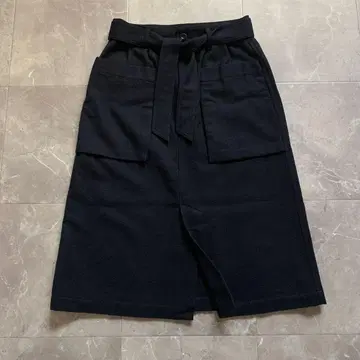 MHL. 울코튼 스커트 네이비 마가렛호웰 3