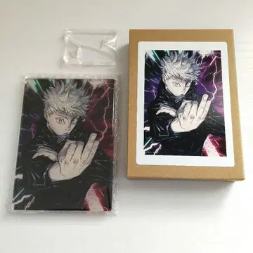 주술회전 응모자 전원 서비스 고죠 사토루 아크릴 아트 보드 점프