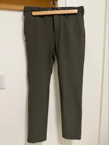 브리핑 골프 히트 코듀로이 팬츠 올리브 M 사이즈 가을/겨울