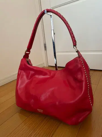 사만다 타바사 천연 가죽 숄더백