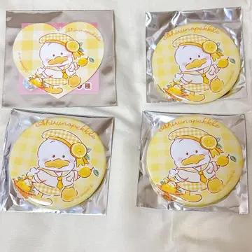 산리오 무뉴구루미 파티오 후르츠깅엄 오리 펙클 4점 세트