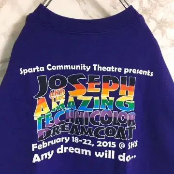 [레어 컬러] 길단 양면 프린트 맨투맨 퍼플 L