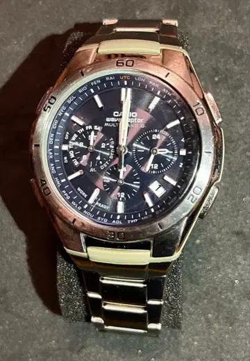 CASIO Wave Ceptor 손목시계 스테인리스