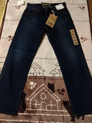 레귤러 핏 스트레이트 청바지 남성용 29