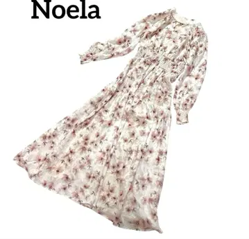 [ Noela ] 노엘라 자카드 꽃무늬 롱 원피스 새상품급 S