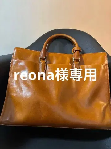 고품질 브라운 가죽 비즈니스 백 2웨이