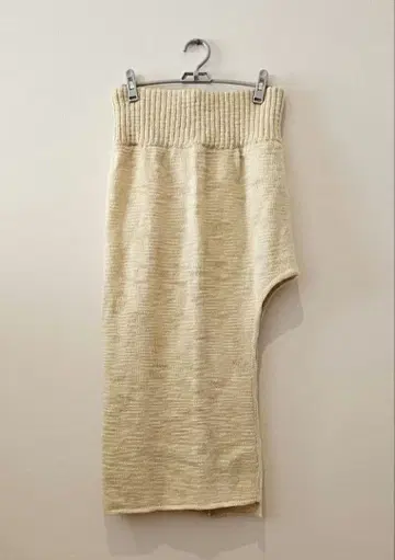 QUWAGI 변형 슬릿 니트 타이트 스커트