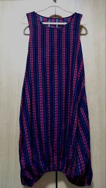 오샤레 워커 튜닉 원피스 슬리브리스