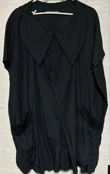 mercibeaucoup 메르시보쿠 블라우스 큰 옷깃 포켓