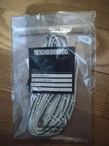 NEIGHBORHOOD 신발끈