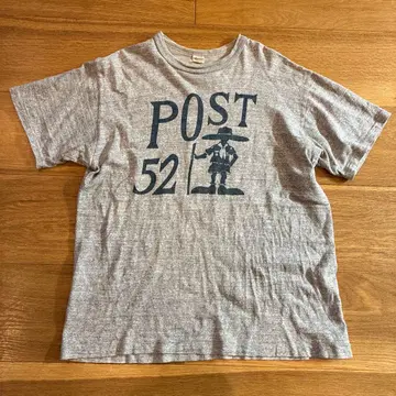 wareh house POST 52 프린트 그레이 T셔츠