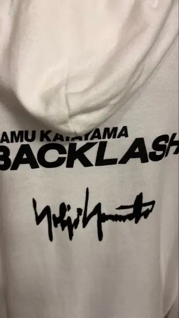 백러쉬 요지 야마모토 후드티 사이즈 L 상자 2