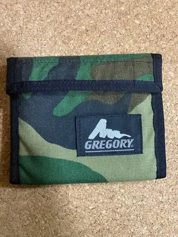 그레고리 GREGORY 접이식 지갑 카모플라주 카모 패턴