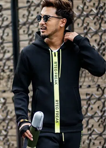 아담스 저글러 지퍼 후드티 S