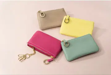 미사용 새상품 소메스 안장 피콜로 슬림 파우치 핑크