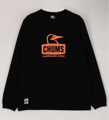 [ 새상품 ] 참스 부비 페이스 브러쉬드 롱 슬리브 T셔츠 블랙 M