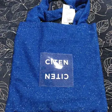 미사용 새상품 택 포함 CITEN 토트백 블루